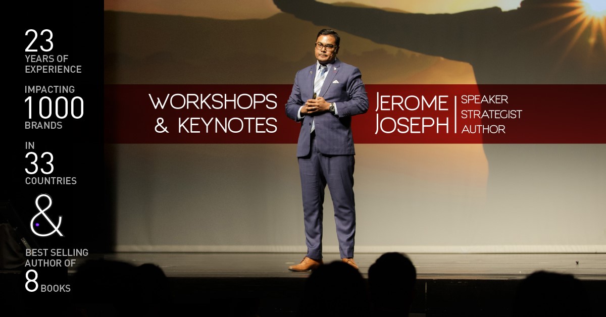 Jerome Joseph - Brand-Related Workshop Trainer Singapore